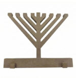 חנוכיה עץ טבעי ליצירה